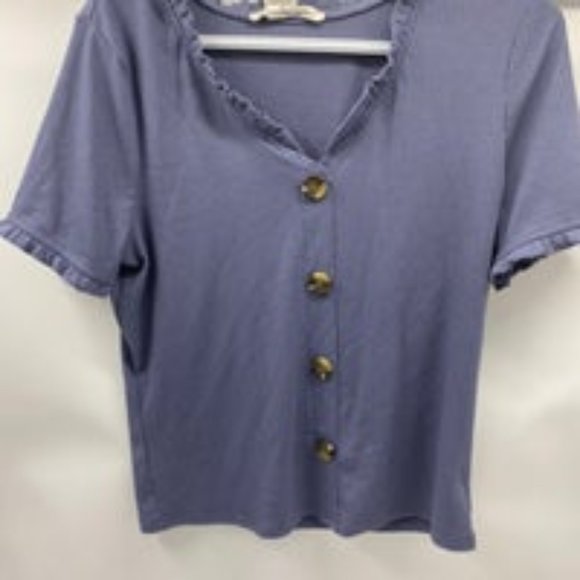 Tops - American Rag Womens Large Top Shirt Gray